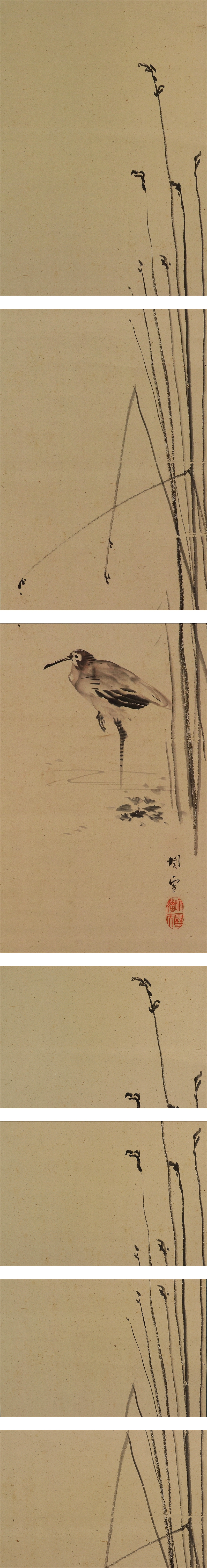 橋本関雪◇紙本◇合箱◇掛軸 u03073